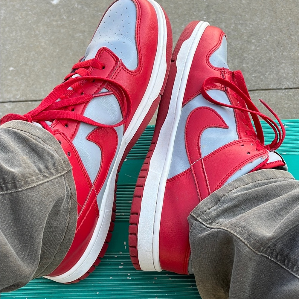 Nike Dunk Low Retro Medium Grey Varsity Red UNLV (2021) size 11 men’s